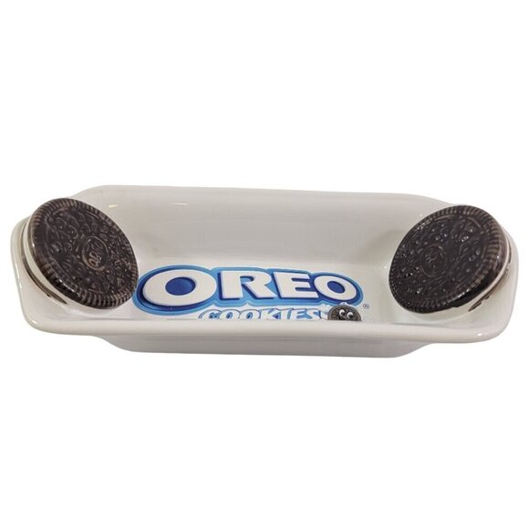 Vintage Oreo Cookies Tray Ceramic Cookie Ice Cream Dessert Dish Kraft 31995 Bowl - Picture 16 of 16